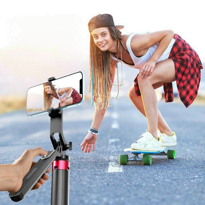 Gậy Chụp Hình Selfie Có Chống Rung, Siêu Dài, Quay Video Livestream, Tiktok Video, Chụp Toàn Cảnh 360, Có Điều Khiển Bluetooth