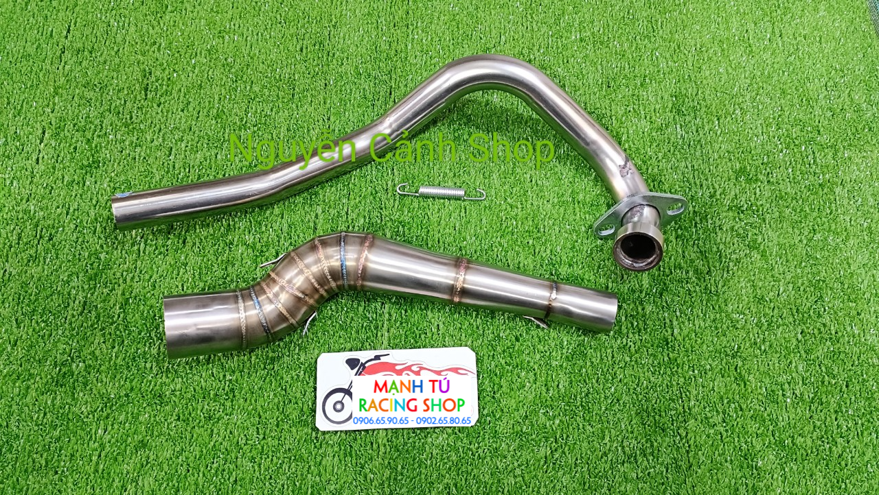 Cổ pô exciter 135 5 số 2 khúc 32-51mm - phutungvip