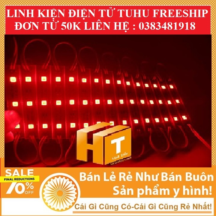 Led hắt siêu sáng 5054 12V - 3 Bóng Siêu Sáng