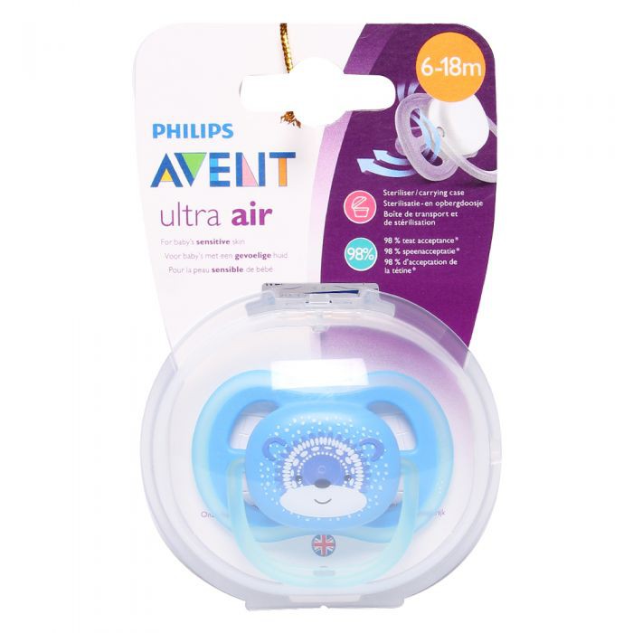 Núm ty ngậm thông khí philips avent scf542/12 cho bé từ 6-18 tháng