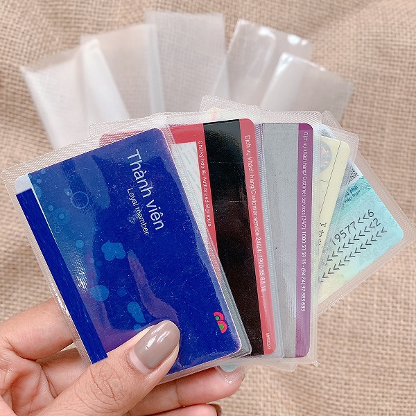 Túi Đựng Card Visit, Atm, Cmnd Trong Suốt