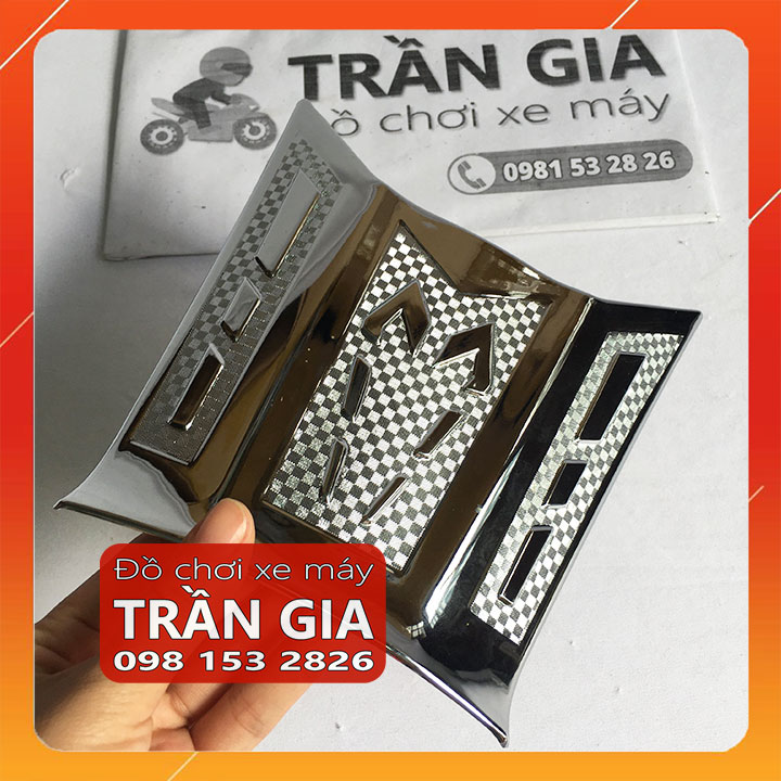 [FreeshipMAX] Ốp nắp bình xăng xe AB 125 150 airblade 2020-2021-2022 xi inox cacbon carbon - phụ kiện trang trí air blade