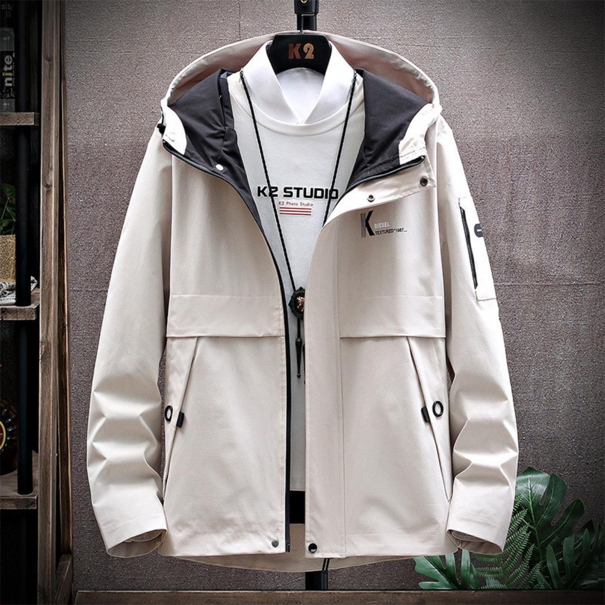 Áo khoác dù nam có mũ chống nắng mà vẫn thời trang phong cách - No1Blue Store - Áo khoác nam nữ vnxk chống nắng, chống gió, chống bụi, đi mưa nhẹ trẻ trung năng động hot teen 2022