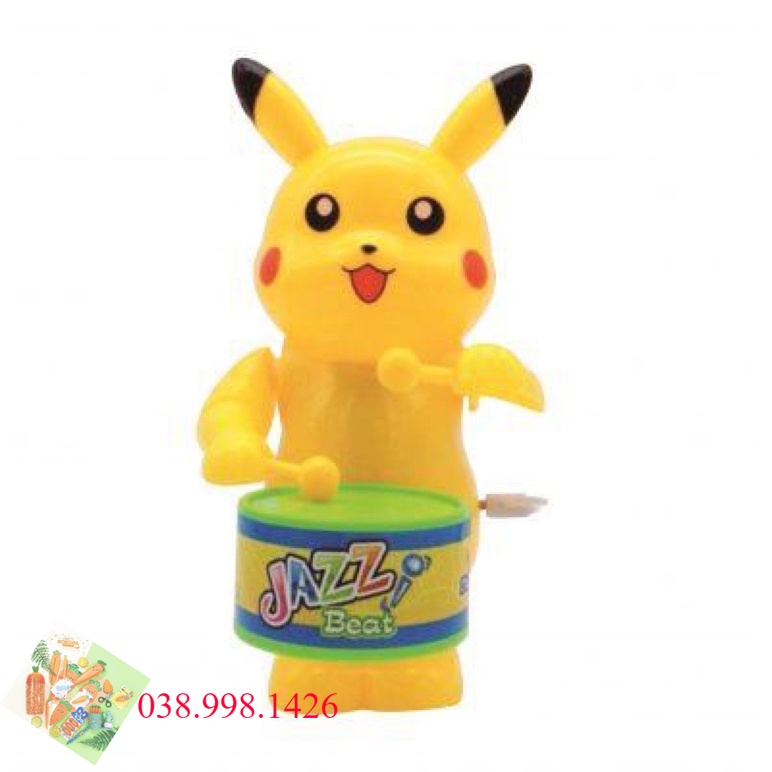 Đồ Chơi Pikachu Đánh Trống Vặn Cót