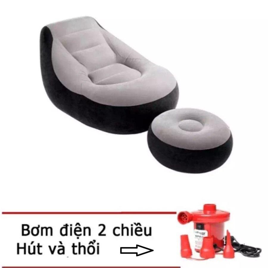 Ghế Hơi Intex Kèm Bơm Điện 2 Chiều