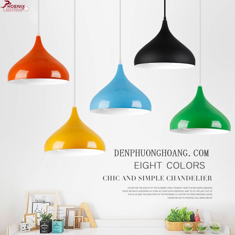 Đèn thả trần trang trí giọt nước D320 Kèm Bóng Led