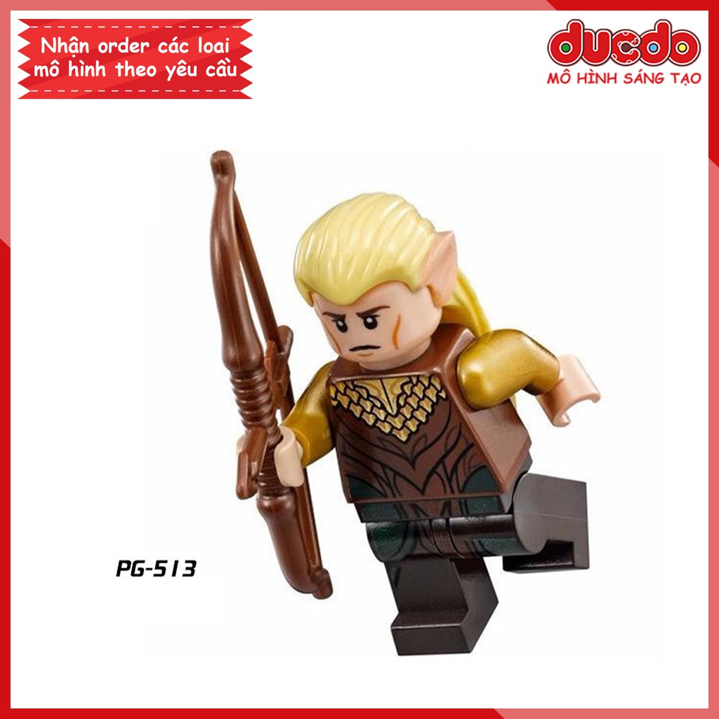 Minifigures đạo quân Elves phim Chúa Tể Những Chiếc Nhẫn - Đồ chơi Lắp ghép Xếp hình Mô hình Mini POGO PG8027