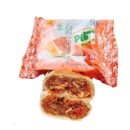 BÁNH PIÁ MINI CHÀ BÔNG BÒ (480g_12 cái)