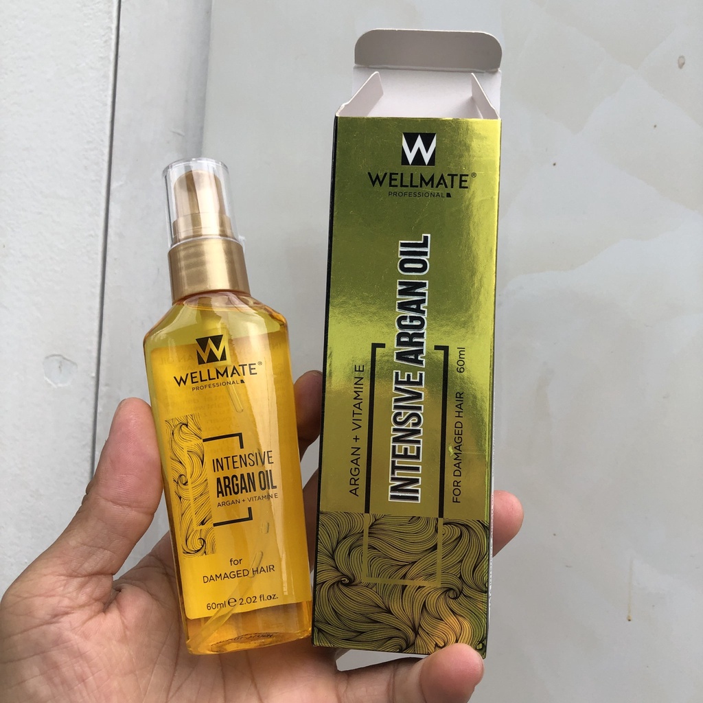 Tinh Dầu Phục Hồi Tóc Wellmate Keratin Argan Oil 60ml