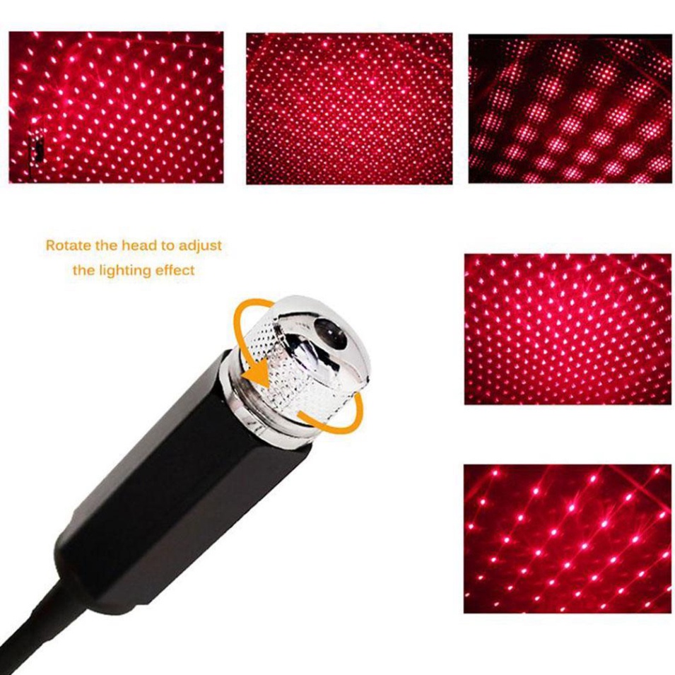 Đèn Led Chiếu Bầu Trời Sao Cổng Sạc Usb