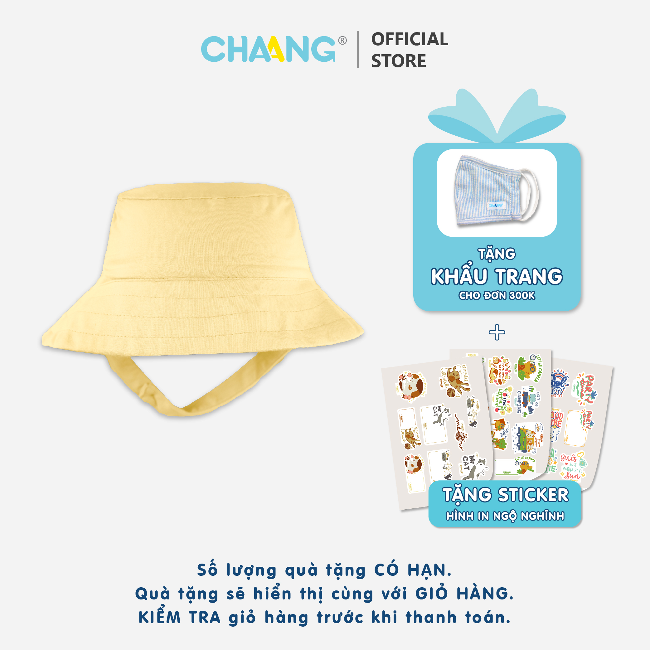 [CHAANG] Mũ vành cho bé trai Spring Chaang