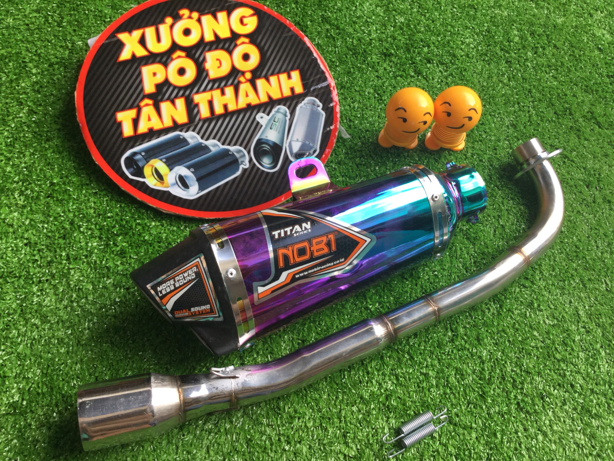 Bộ pô nobi titan full cổ winer, sonic,...