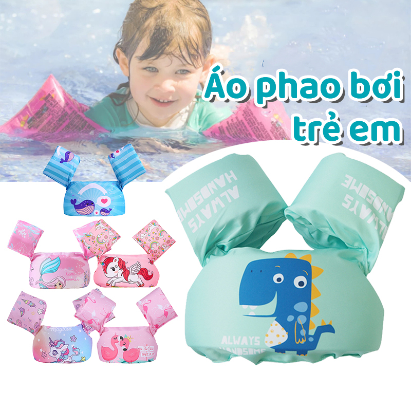Phao bơi hình hoạt hình trẻ em,phao tay đỡ ngực
