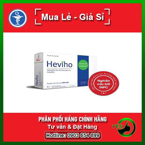 Viên nén Heviho hộp 20 viên - Hỗ trợ viê..m đường hô hấp cấp và mạn tính