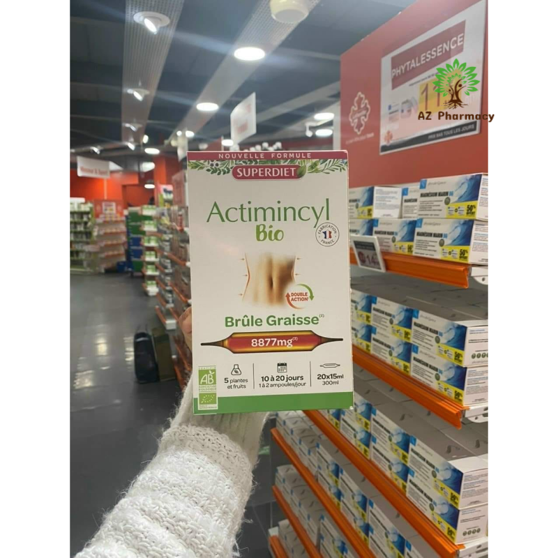 GIẢM CÂN SUPERDIET ACTIMINCYL BIO PHÁP, 20 ỐNG
