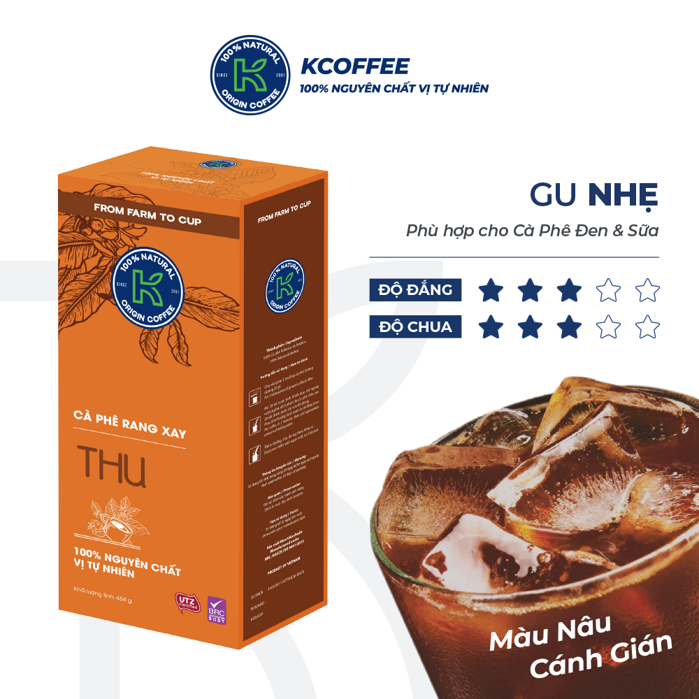 Roasted and Ground Coffee Specialty Pure Filtered Coffee K Thu 454g