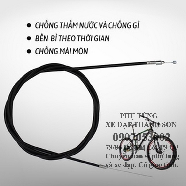 Vỏ dây thắng xe đạp màu đen