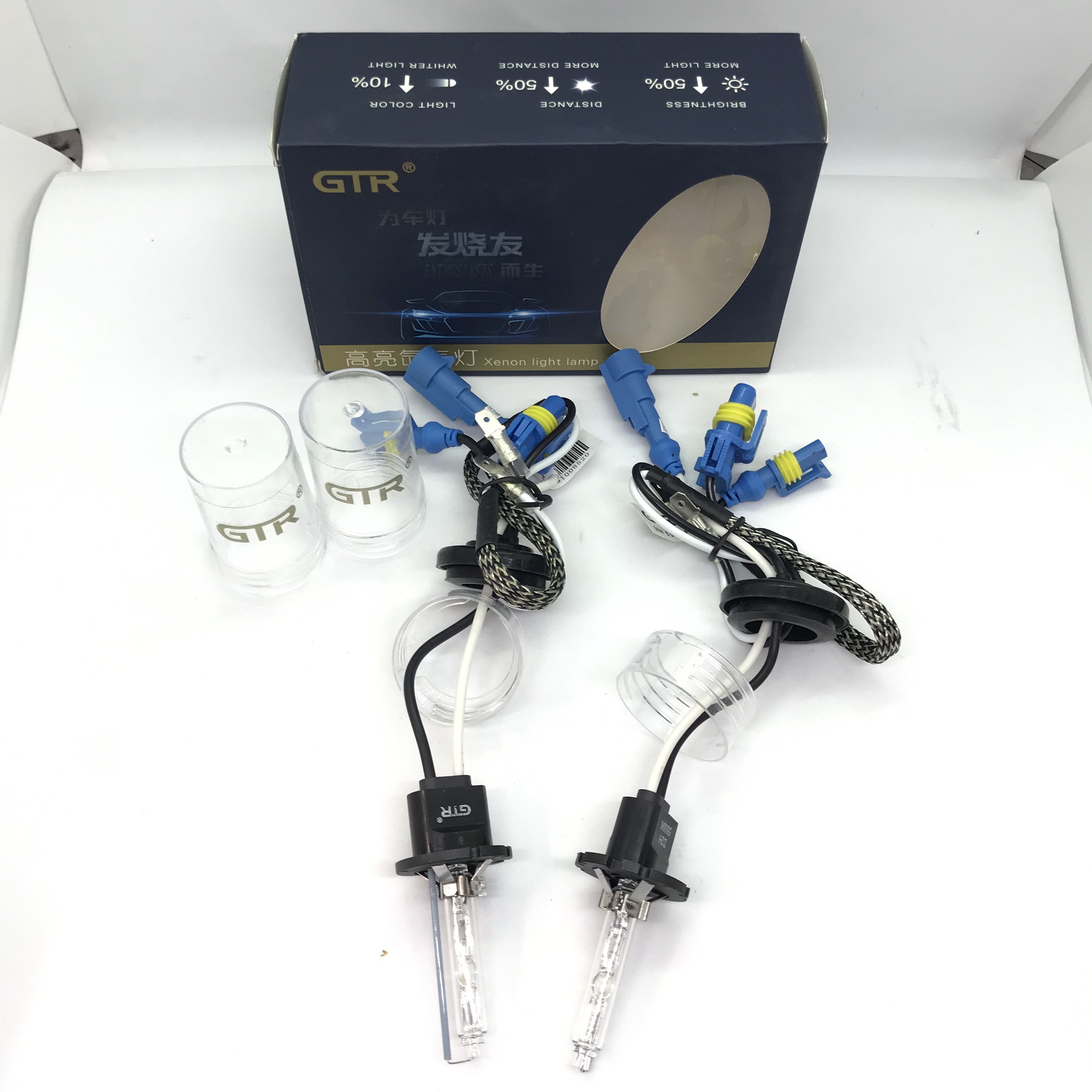 Đèn xenon GTR tăng sáng bảo hành 2 năm, chân H11, 9012, H7, 9005