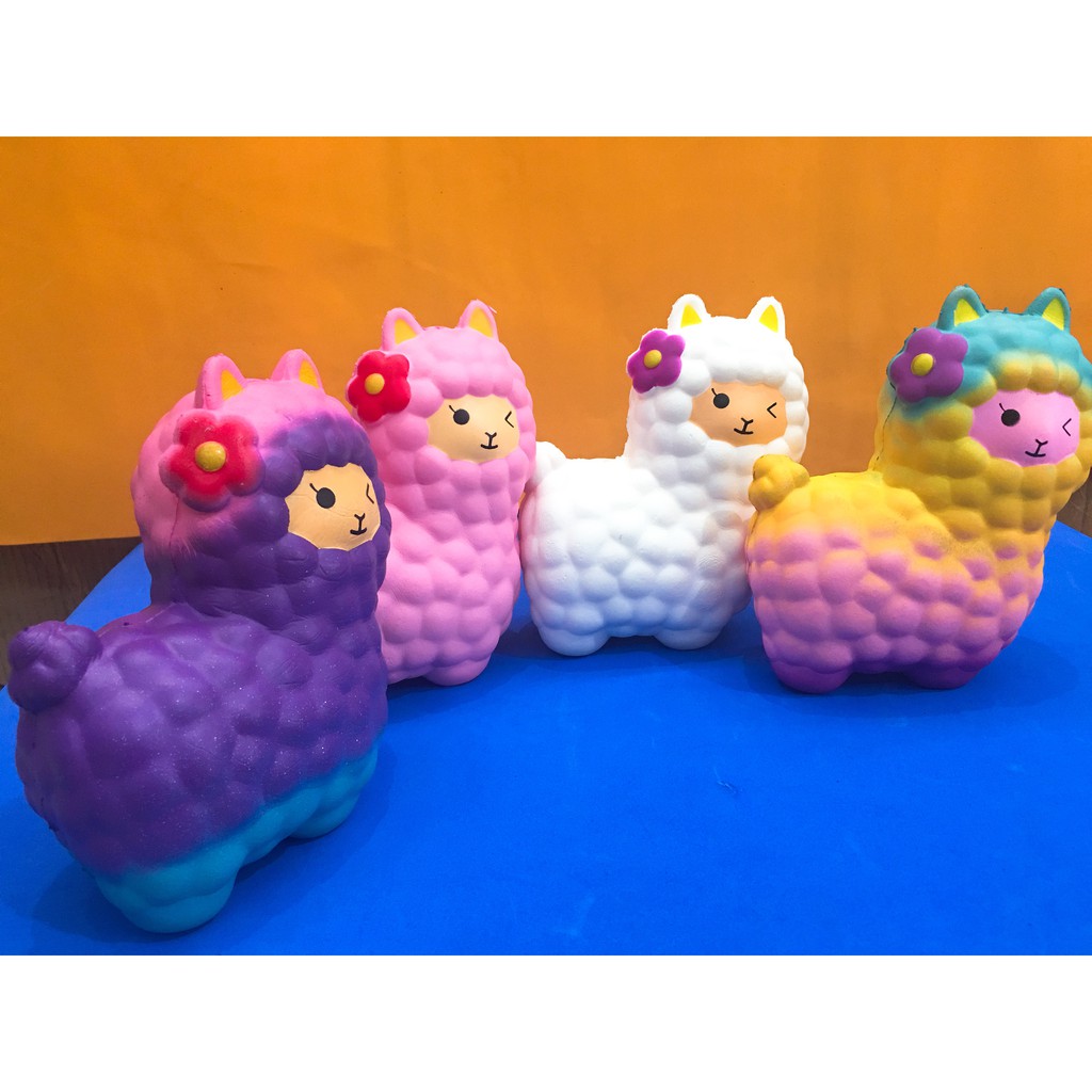 (5 màu) Squishy Cừu Alpaca Chính hãng