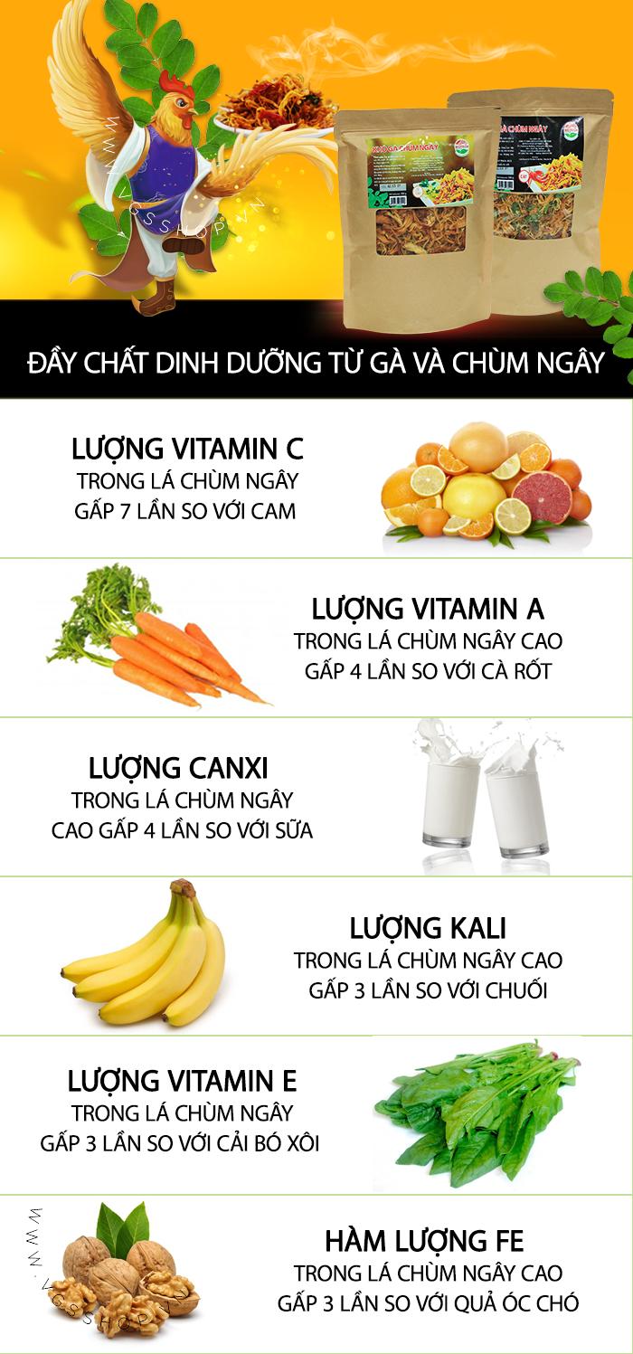 Khô Gà Chùm Ngây hủ 250g