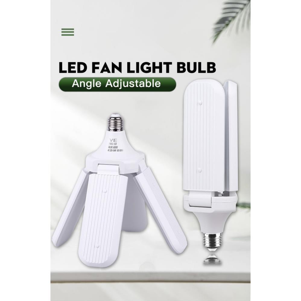 [HCM]Bóng đèn led 60W hình quạt 4 cánh