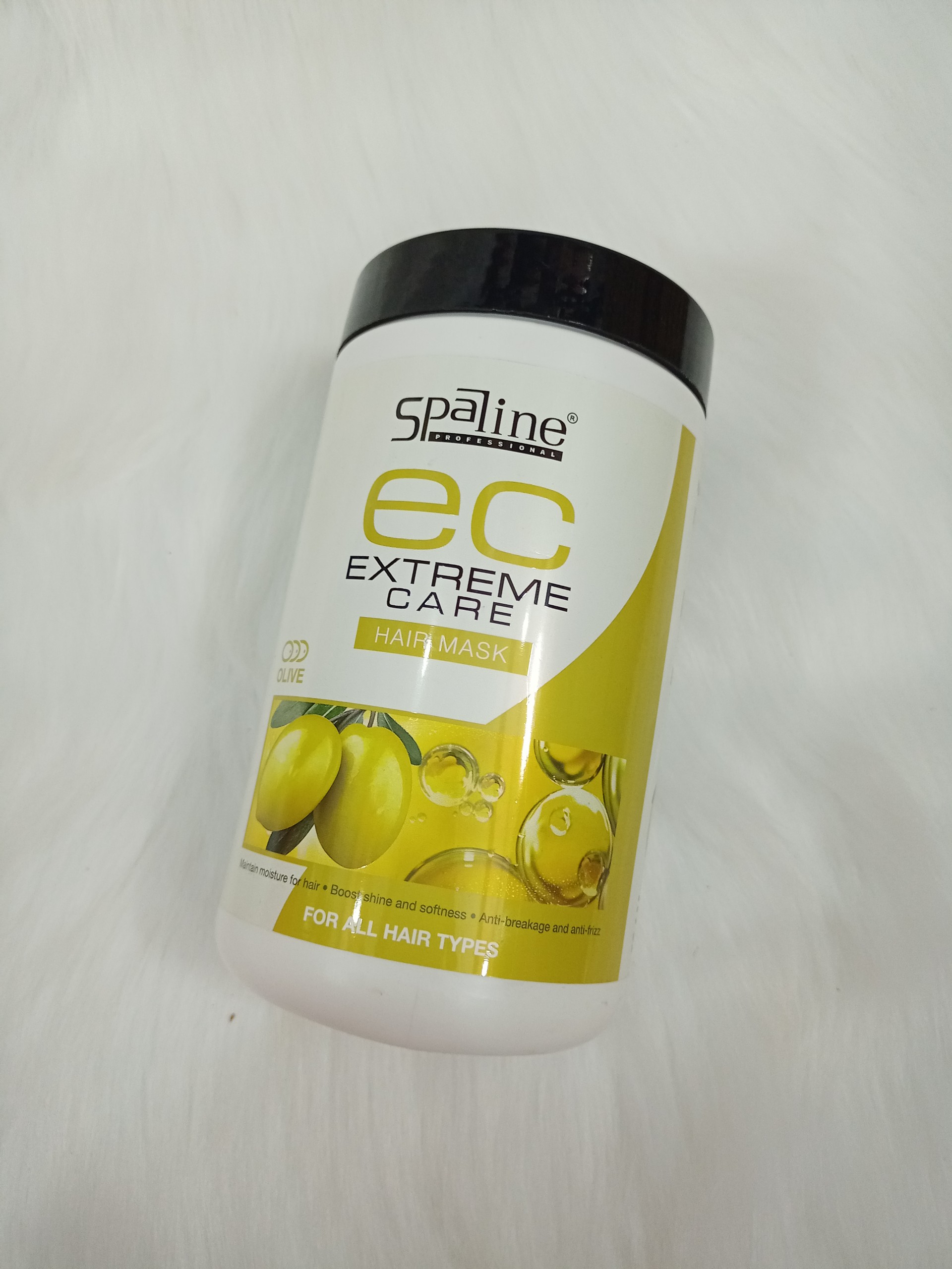 Dầu hấp mặt nạ dưỡng tóc Olive Spaline 850ml dạng hủ