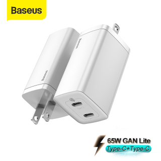 Bộ sạc nhanh Baseus 65W GaN2 4.0 3.0 USB Type C hỗ trợ SCP siêu tăng áp thumbnail