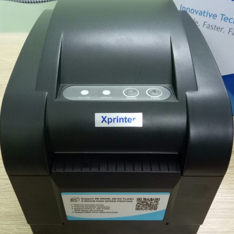 [HCM][Trả góp 0%]MÁY IN MÃ VẠCH  Xprinter 350BM - PHÂN PHỐI CHÍNH HÃNG