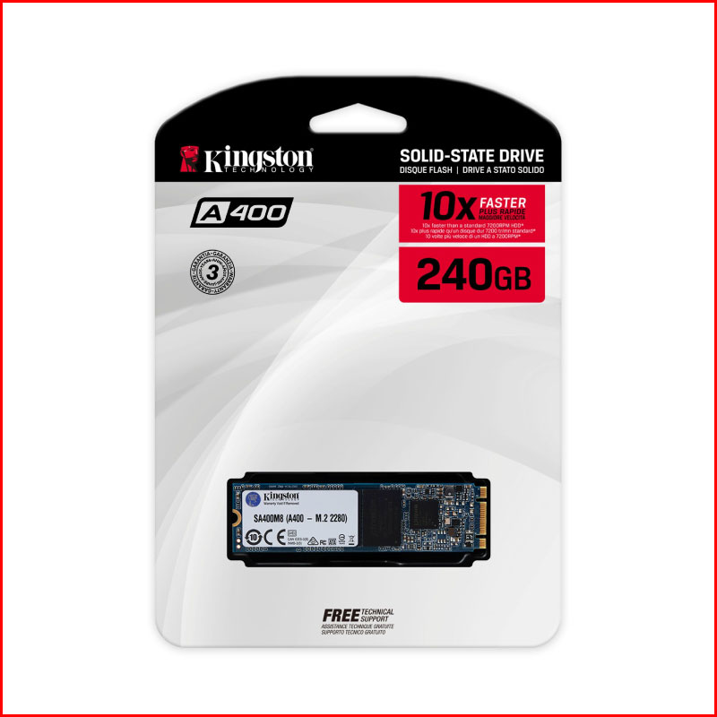 Ổ cứng gắn trong ssd kingston a400 240gb m2