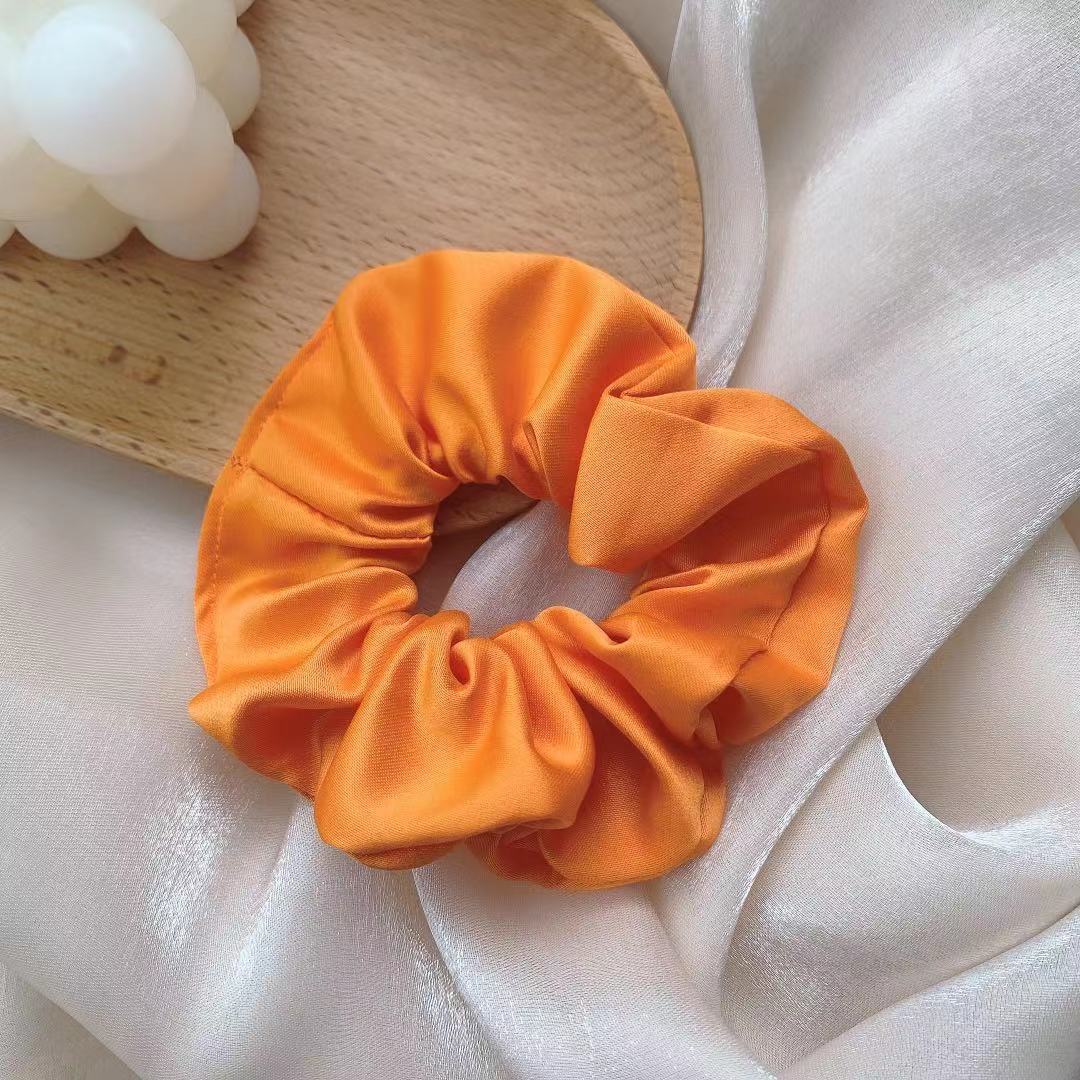 Dây Cột Tóc Scrunchies Màu Trơn Nhiều Màu