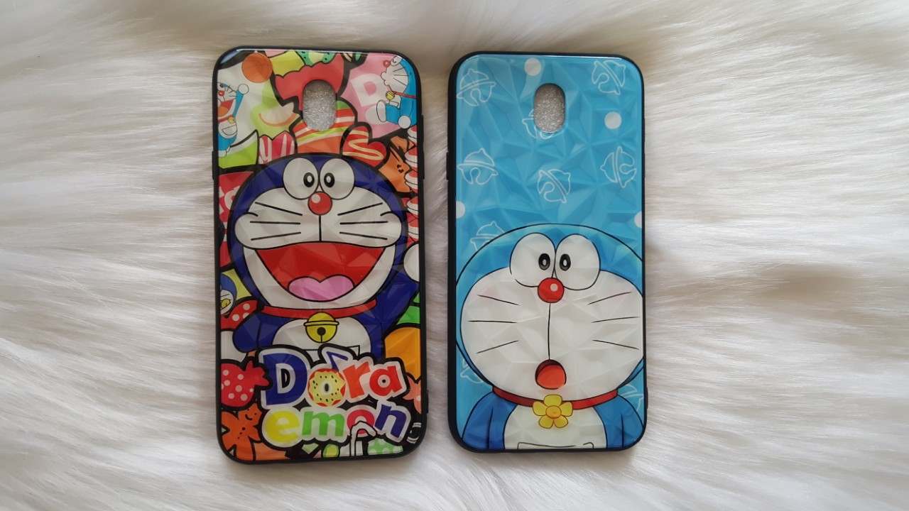 Ốp lưng Samsung J730/J7pro - ốp 3D kim cương Doraemon