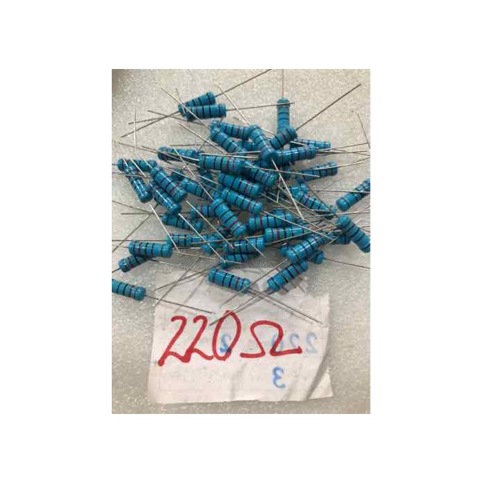 20 con điện trở mầu 220 ôm 3w