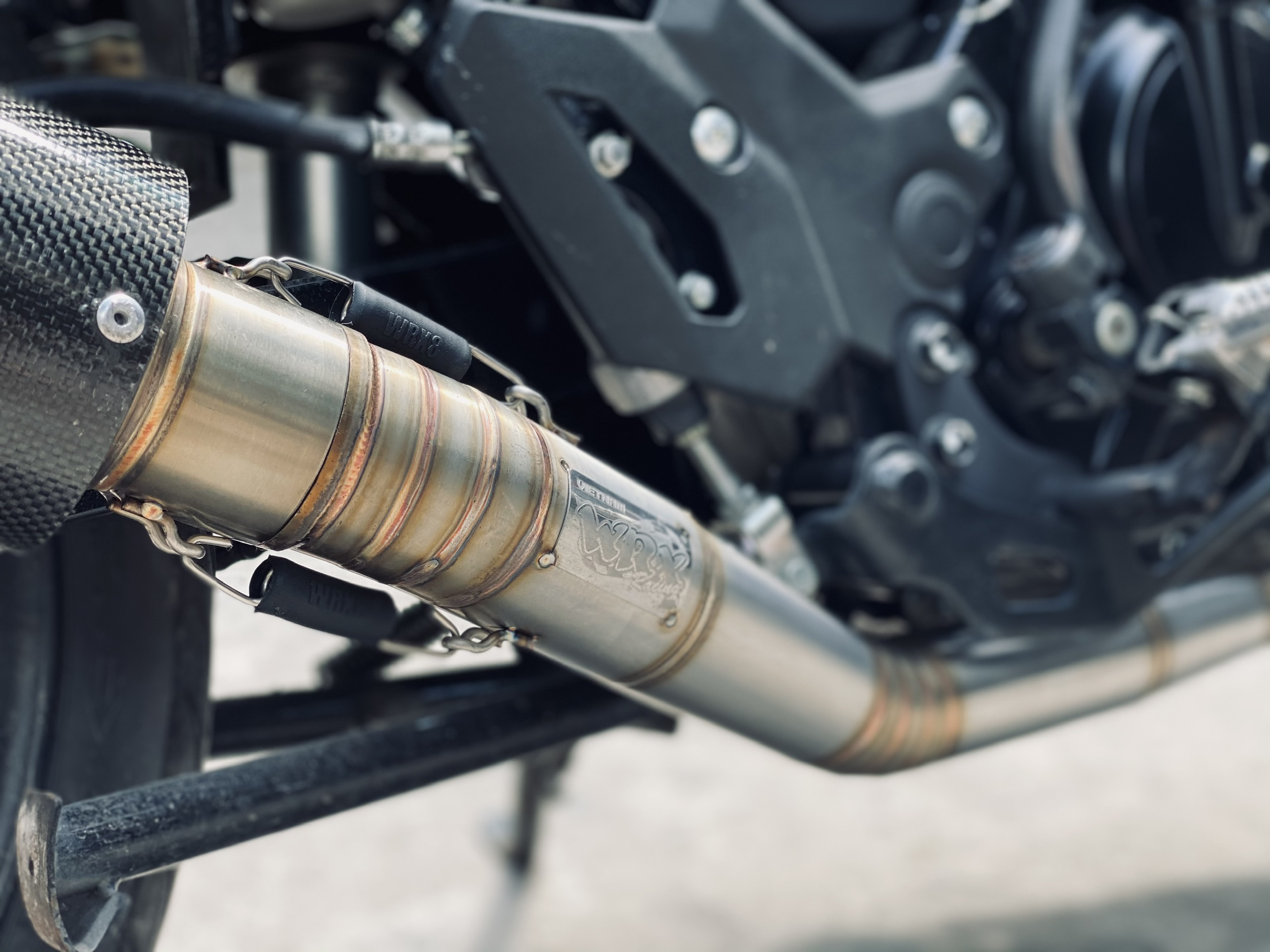 Cổ pô WRX Satria FI / Raider FI 32mm