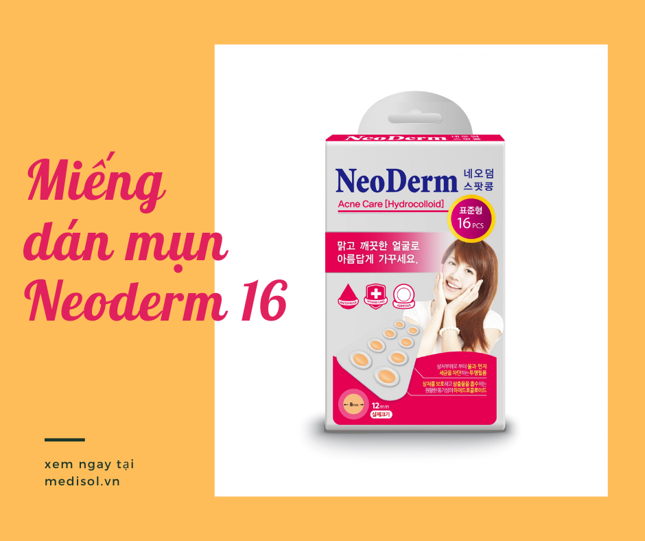Combo Miếng Dán Mụn Neoderm Ultra Thin 16 (hộp 1 size - 16 miếng)