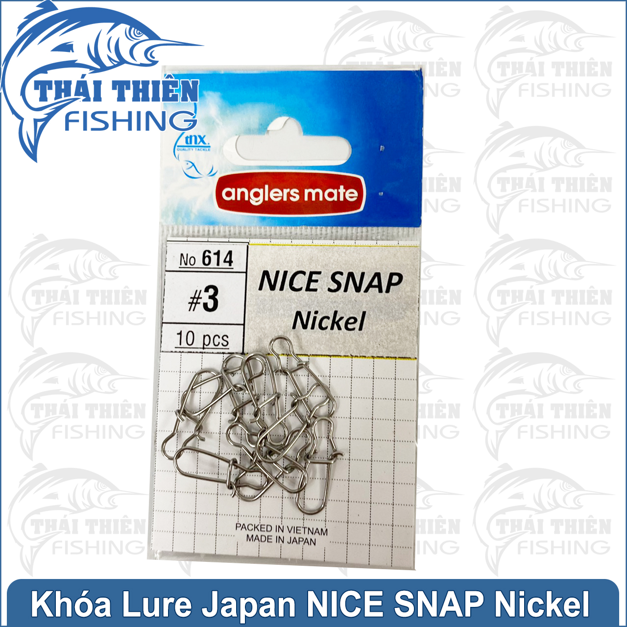 Khóa Lure Snap Japan Nice Snap Nickel