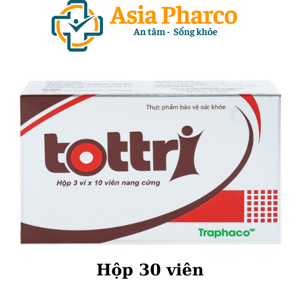 Tottri - traphaco - cải thiện trĩ nhanh- phòng, ngăn ngừa trĩ tái phát- hộp 30 viên-gel bôi 30g bôi trĩ dùng cho trĩ nội, trĩ ngoại