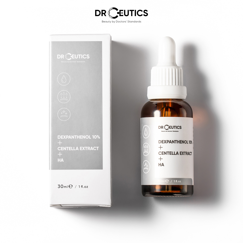 Serum B5 DrCeutics Dexpanthenol 10% + Centella Extract + HA, Cấp Ẩm Và Phục Hồi Da