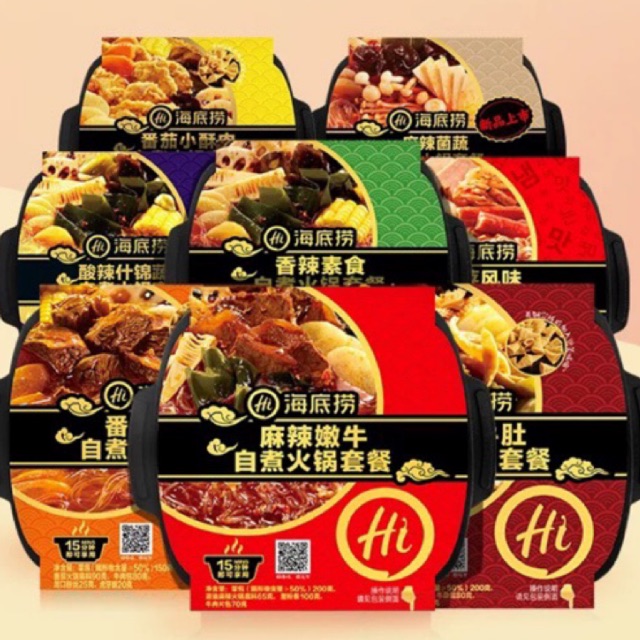 Cơm Lẩu Tự Sôi Haidilao (Đủ vị)