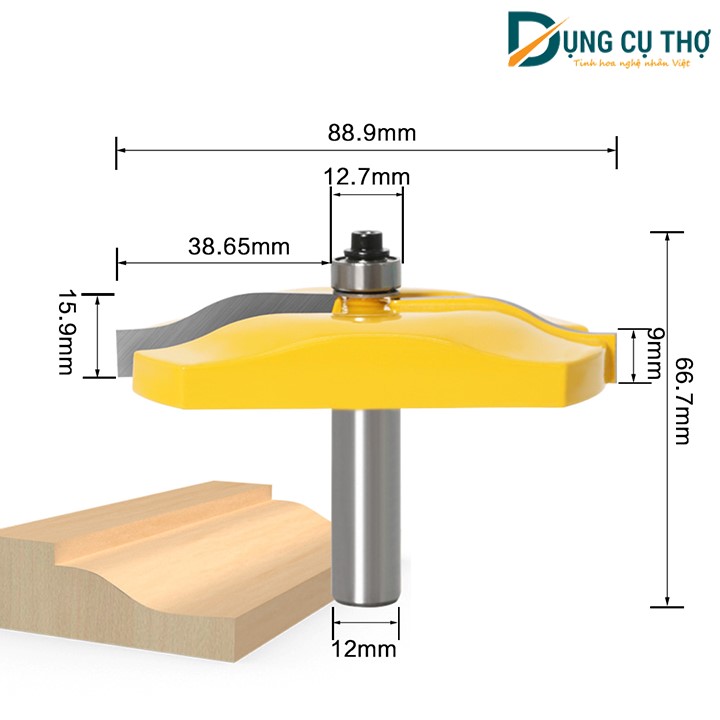 Mũi phay huỳnh ván tủ bếp muwang