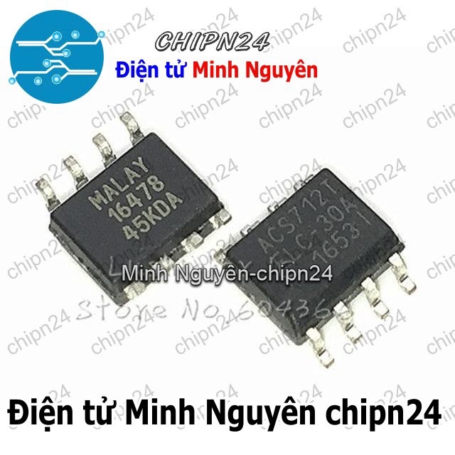 [1 con] (SOP) IC Dán ACS712-30A SOP-8 (SMD) (ACS712 IC Cảm Biến Dòng 30A) - HH003830