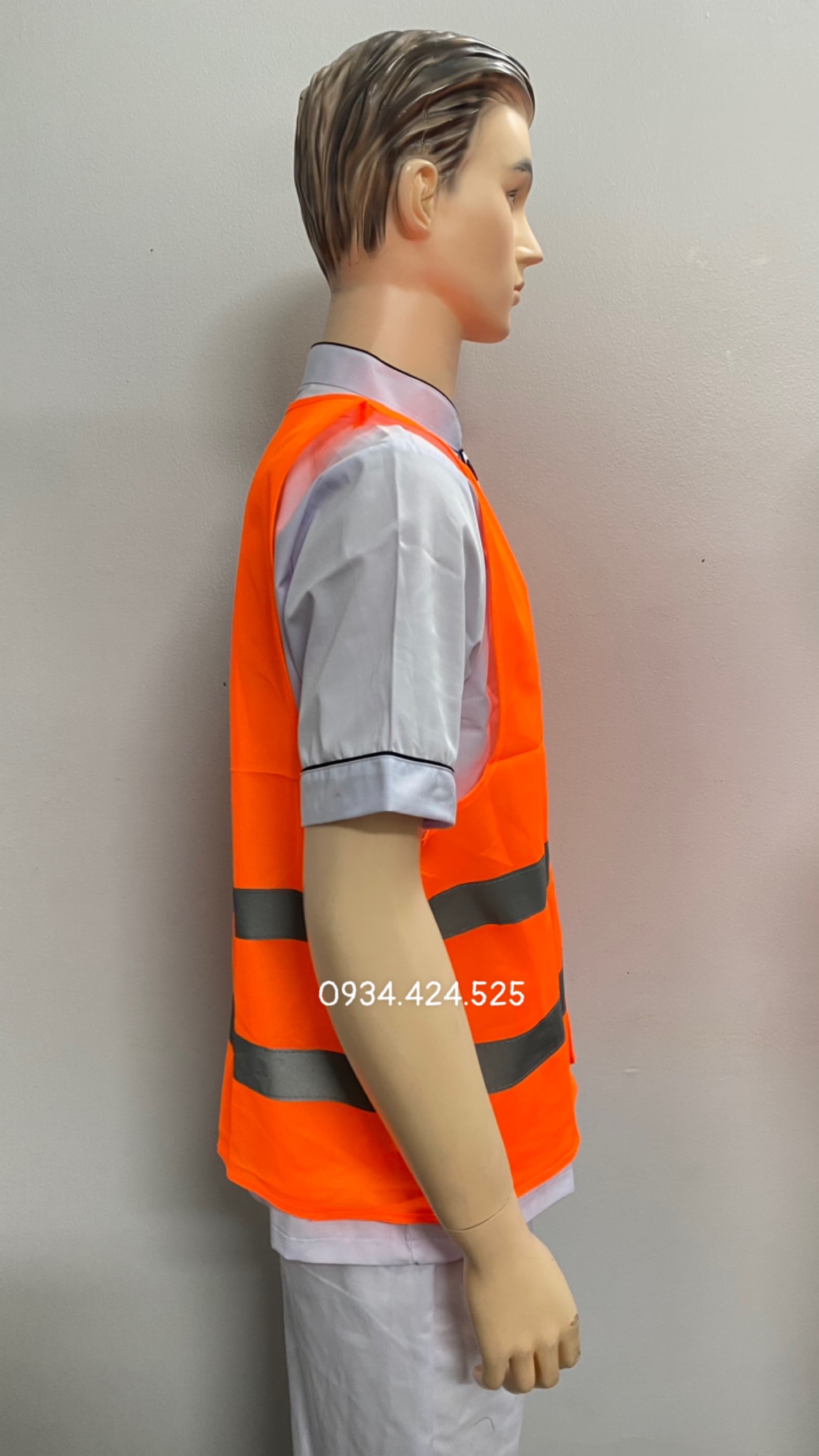 [HCMC] blue reflective engineer safety vest