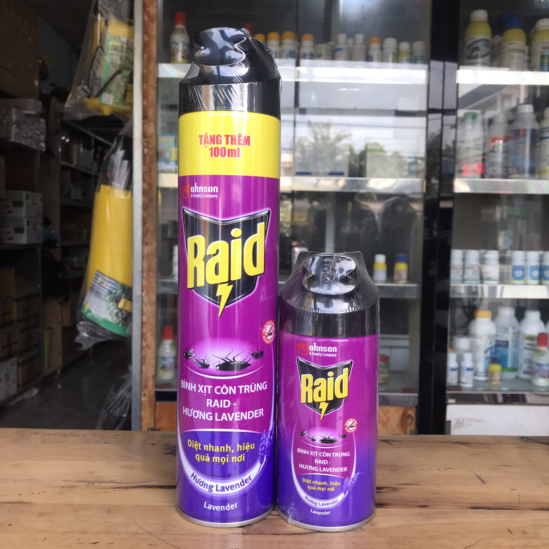 Bình xịt muỗi và côn trùng Raid - bình xịt sẵn 520ml hương ngẫu nhiên