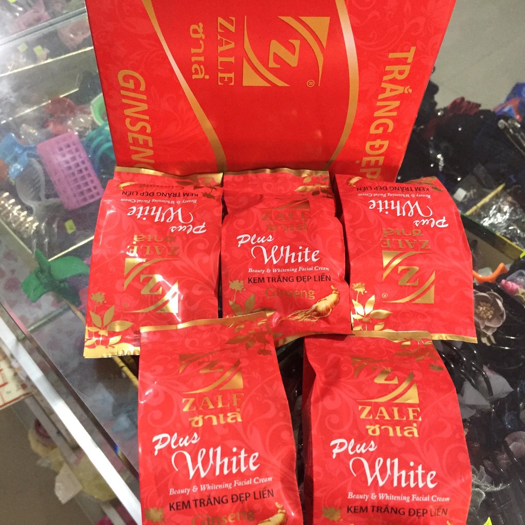 [HCM]Combo 5 gói Kem zale đỏ nhân sâm