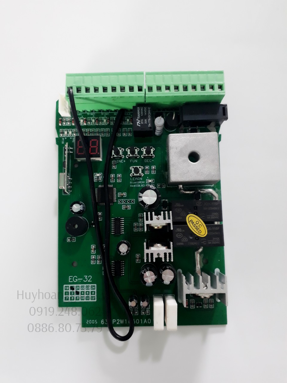 BOARD MẠCH ĐỀU KHIỂN 24V CHO CỔNG TRƯỢT, CỔNG LÙA