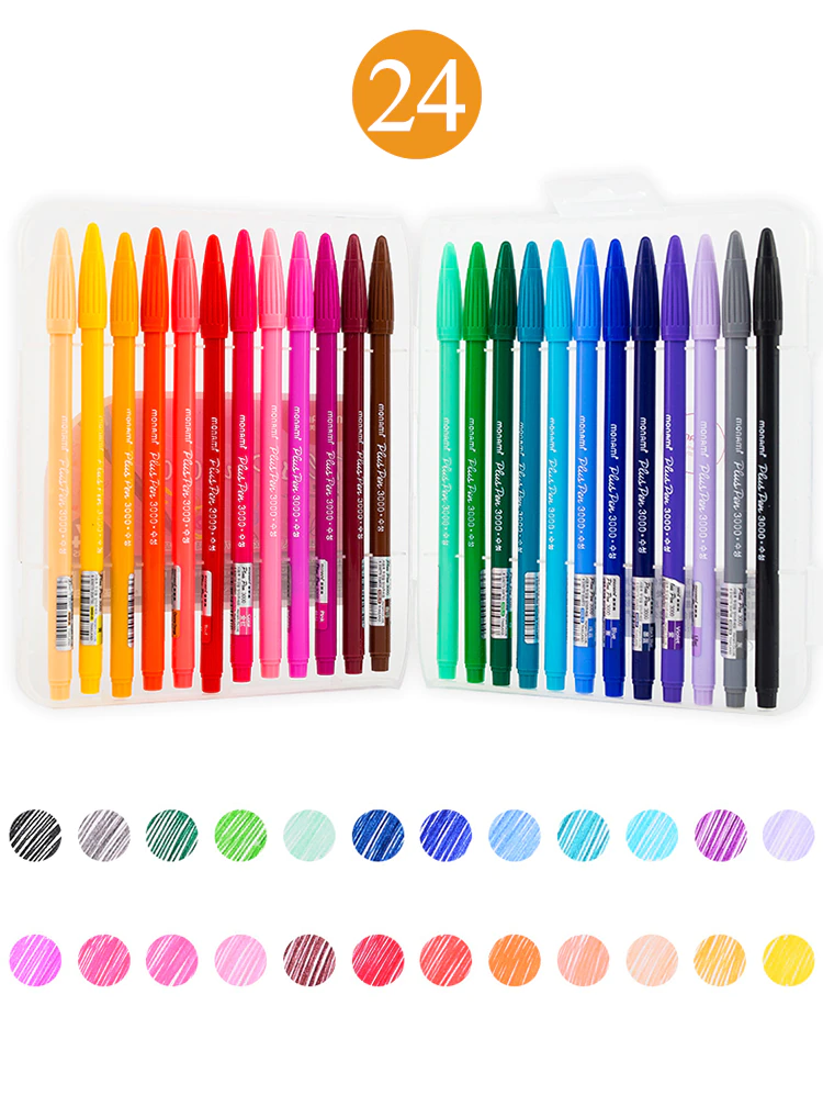 Bút line Monami Plus pen 3000