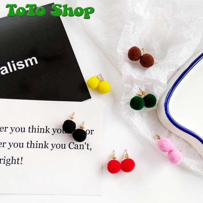 Bông tai phong cách Hàn Quốc ngộ nghĩnh bông tai hình thú siêu dễ thương BSTKN SSHT - [ToToShop]