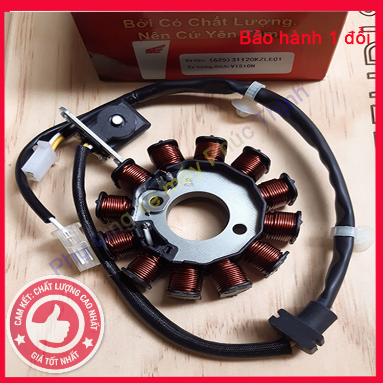 Cuộn lửa xe Vision đời đầu, Cuộn điện xe máy đánh lửa mạnh ổn định bảo hành 6 tháng