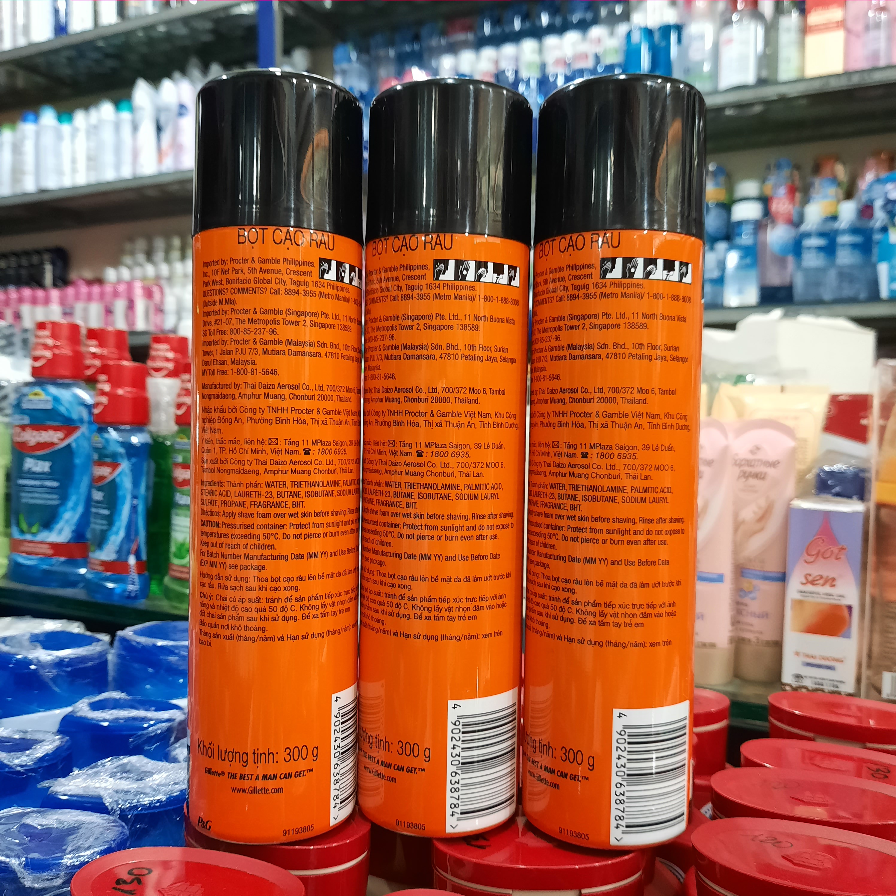 Bọt cạo râu Gillette London Bridge 300g