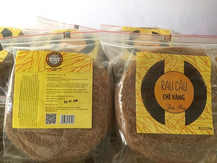rau câu chỉ vàng