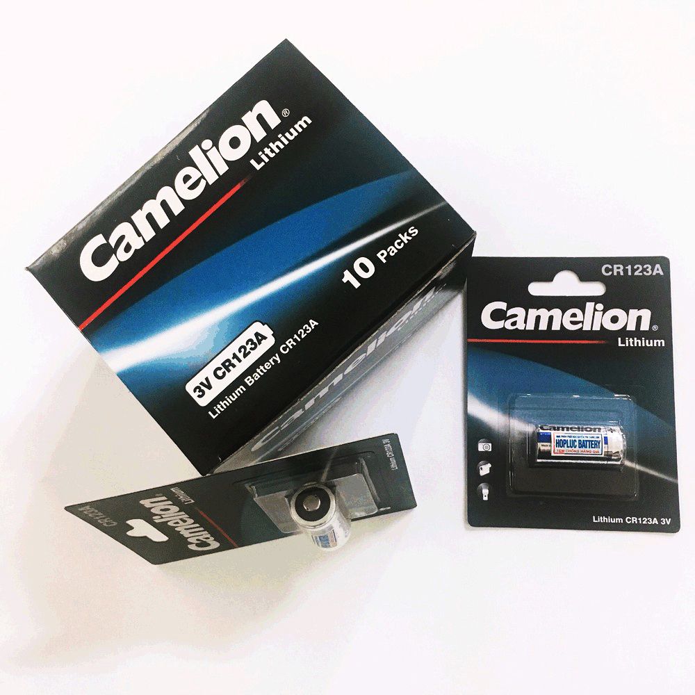Combo 4 viên Pin CR123A Camelion, pin máy ảnh